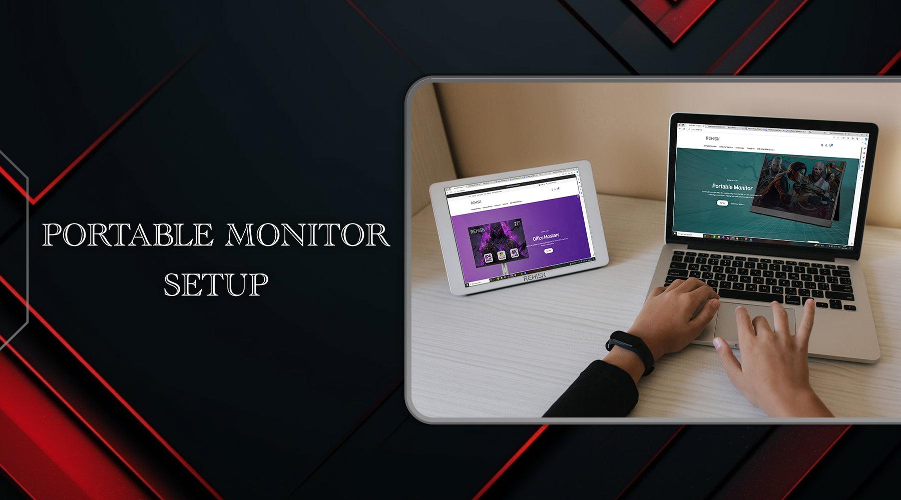 Portable Monitor Setup To Computer Portable Monitor Setup With Rehisk – ReHisk